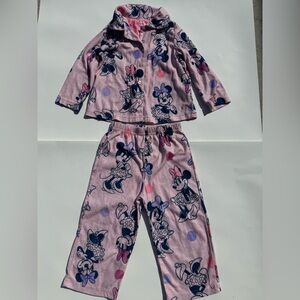 Disney Minnie Mouse Purple and Pink Pajama Set
